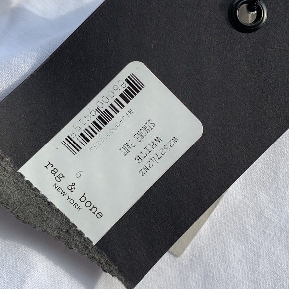 ❤️❤️❤️Rag&Bone Simone white pants size 6❤️❤️❤️ - Picture 7 of 8